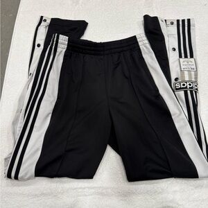 Adidas Black and White Track Pants